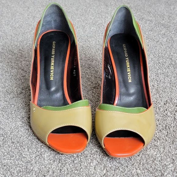 Gaspard Yurkievich Patent Leather High Heel Shoes, Size 40.5 (10.5) - Picture 5 of 13